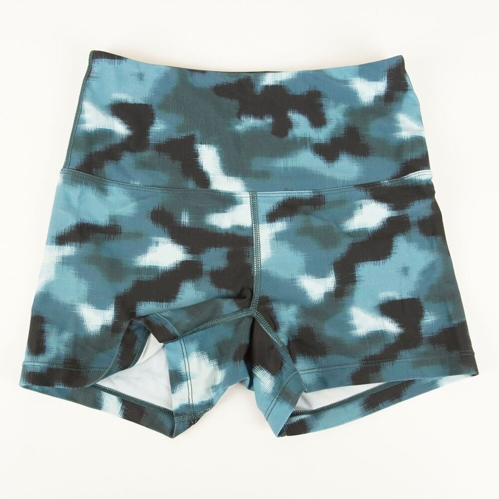 Lorna Jane GI JANE Core Short Tight Camo Blue Green Sz XS